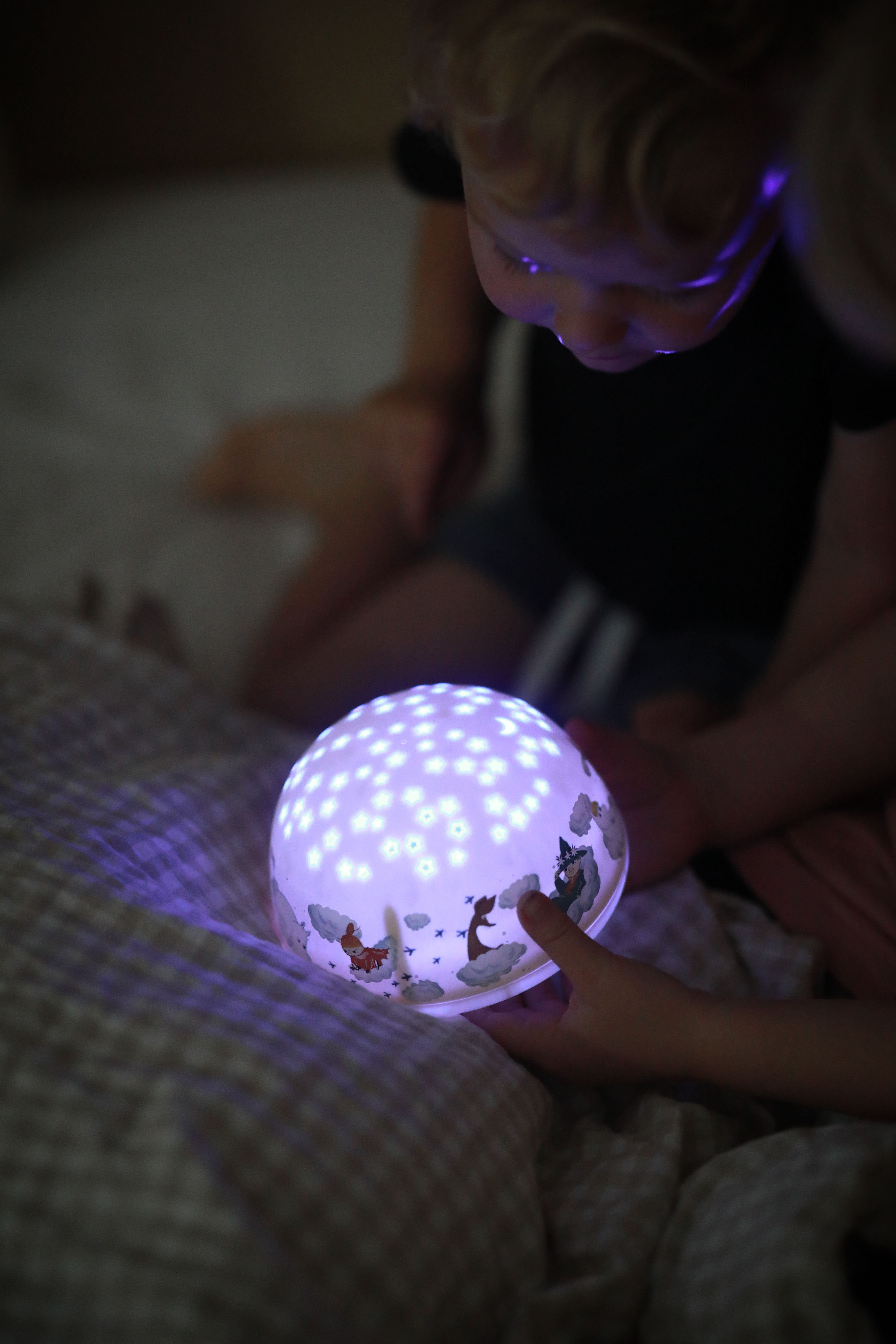 Moomin night light with starry sky and music - 2