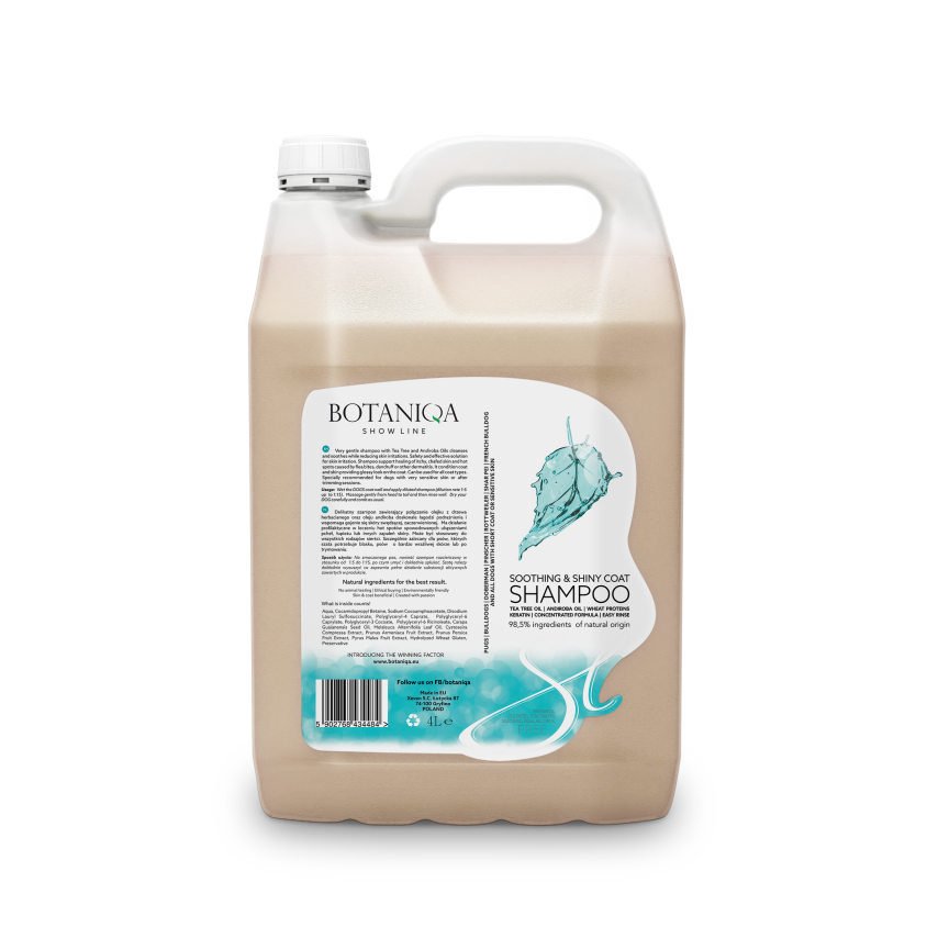 Botaniqa Soothing & Shiny Coat, 4 liter