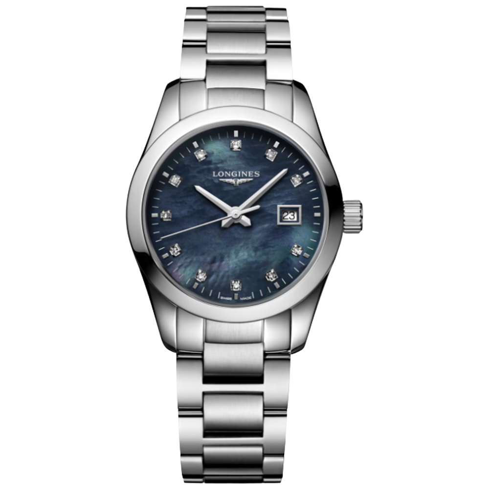 L2.286.48.8.6 Longines Conquest Classic 29,5 svart pärlemor