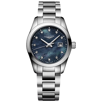 L2.286.48.8.6 Longines Conquest Classic 29,5 svart pärlemor