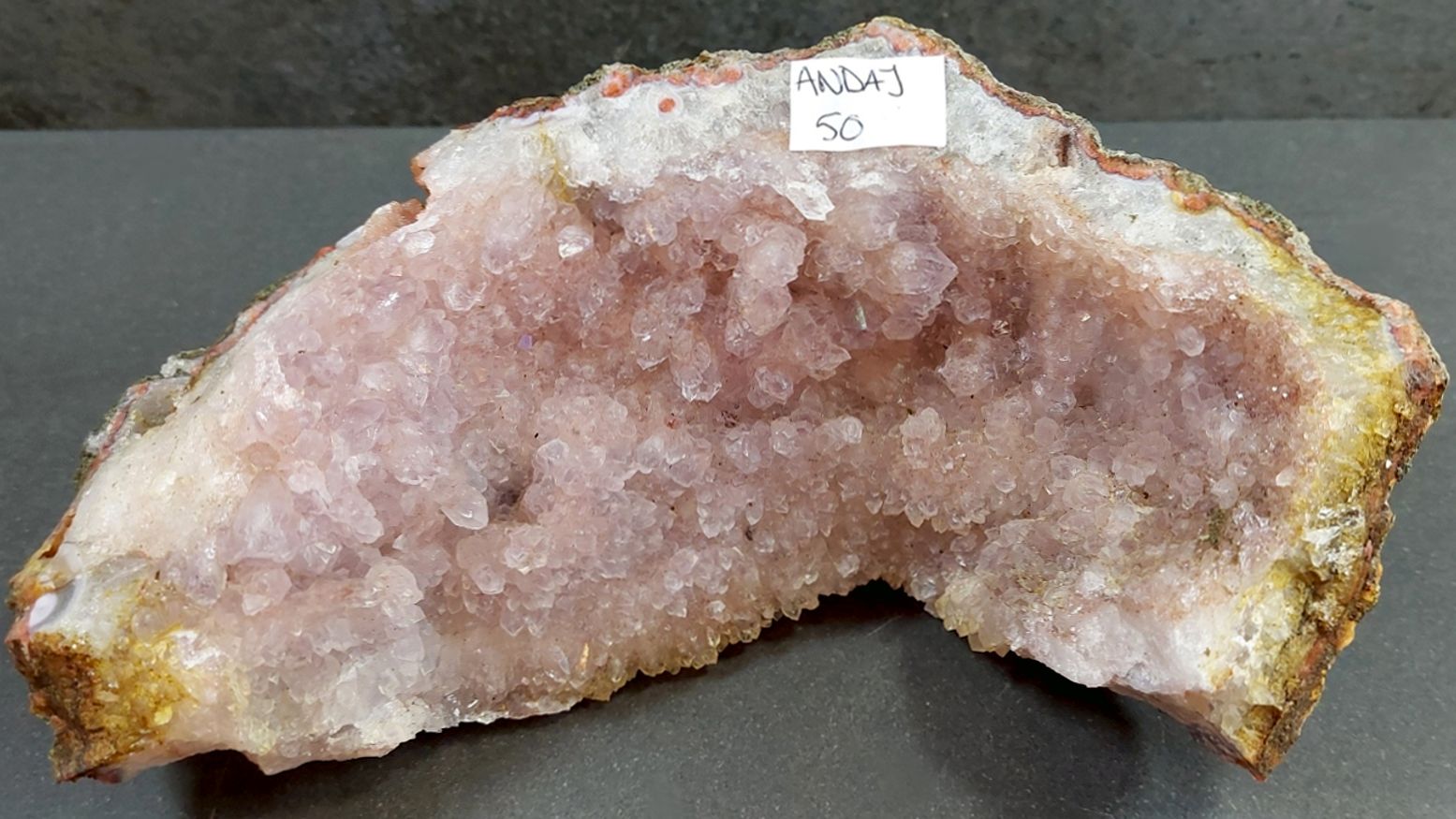 Andekvarts Geode Kluster  - AA kvalitet - #50
