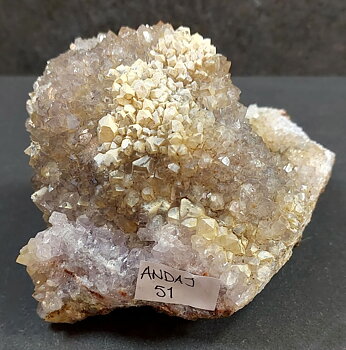 Andekvarts Geode Kluster  - AA kvalitet - #51