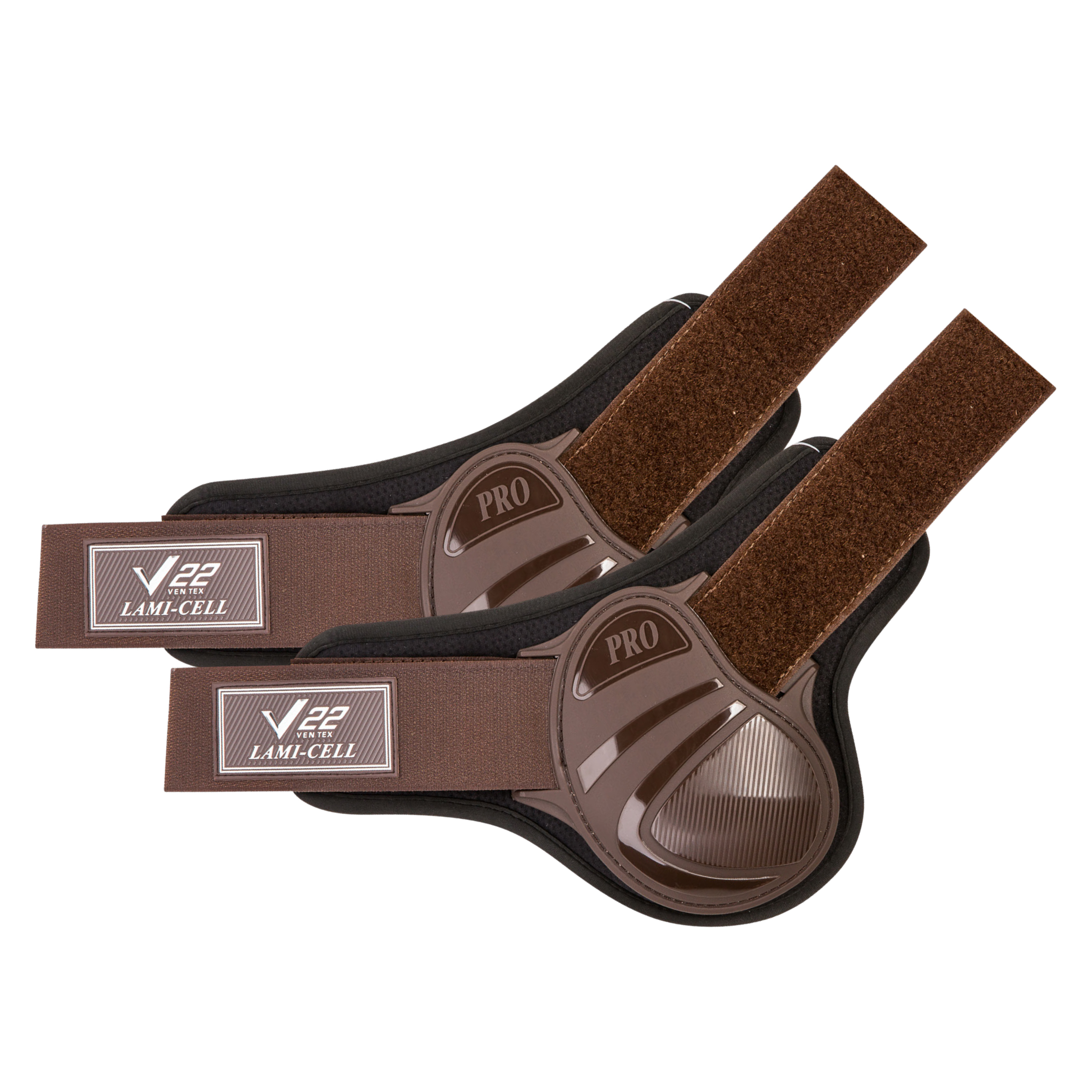 Lami-Cell Fetlock Boots V22 Youngster Carbon - Brown