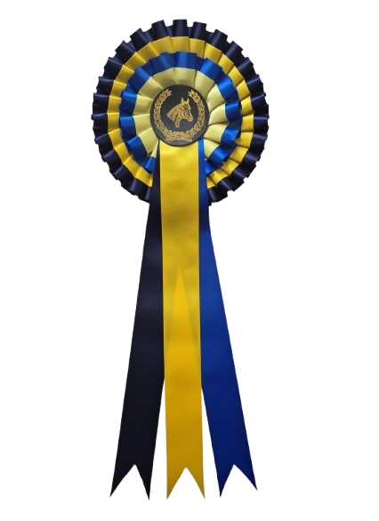 1019 - Rosettenkombination 4 Girlanden 3 Bänder, 46 cm - 5