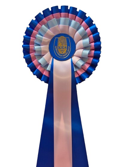 1019 - Rosettenkombination 4 Girlanden 3 Bänder, 46 cm - 7