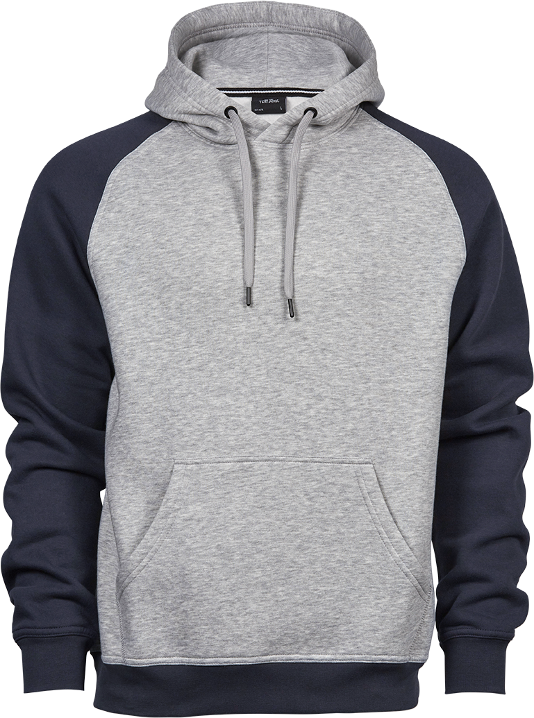 Two-Tone Hooded Sweatshirt - 2