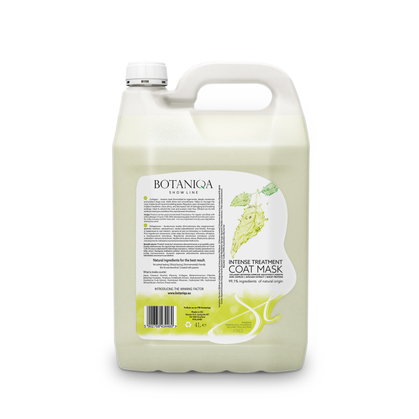 Botaniqa Intense Treatment Coat Mask, 4 liter