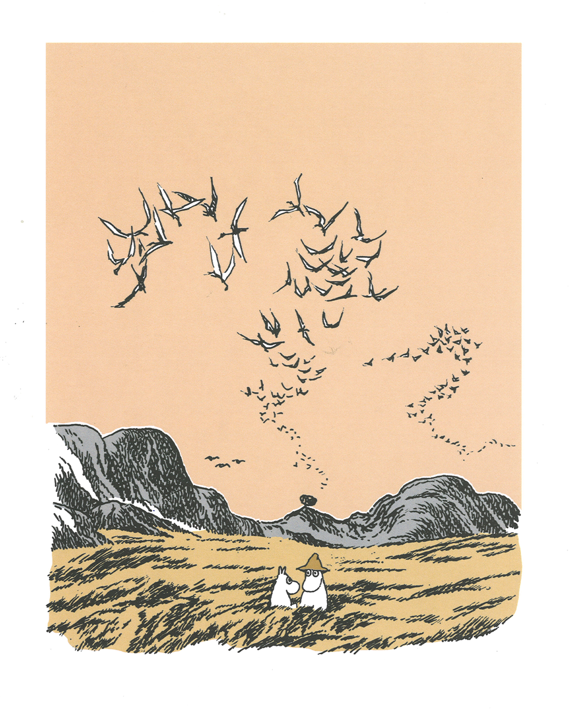 Tryck, Tove Jansson, På ängen 