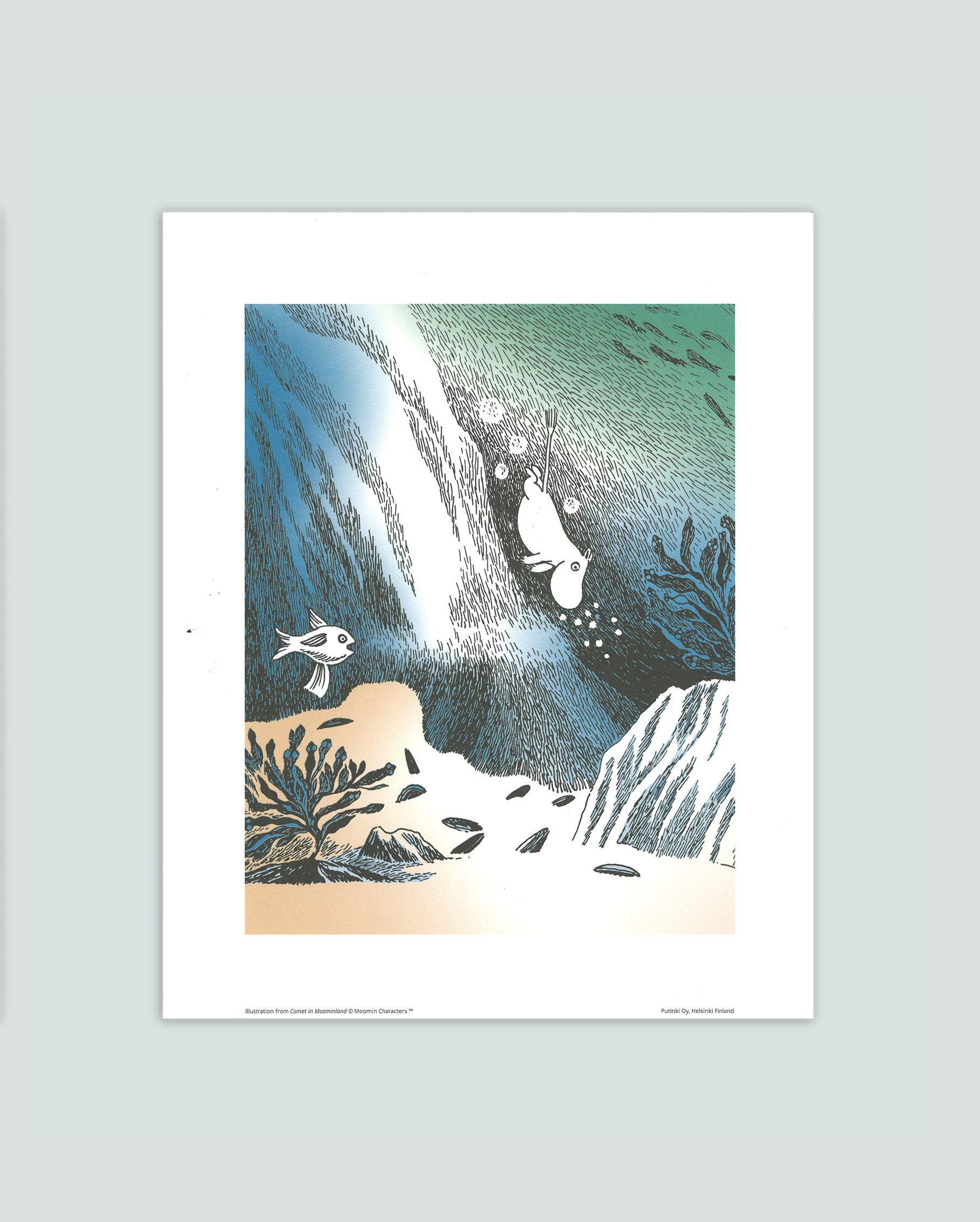 Tryck, Tove Jansson, Mumin dyker 