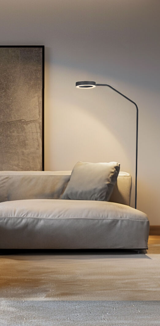 APRIRO - Frezoli, Golvlampa mörk mässing - 5