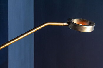 APRIRO - Frezoli, Golvlampa mörk mässing