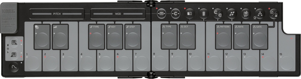 KORG nanoKEY Fold Black foldable mini midi keyboard - 2
