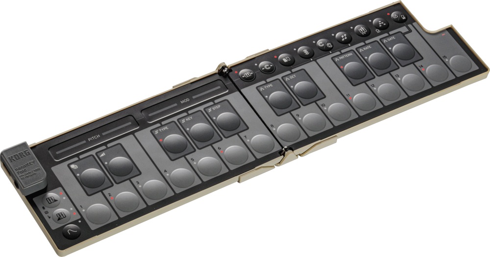 KORG nanoKEY Fold Sand Beige foldable mini midi keyboard - 5