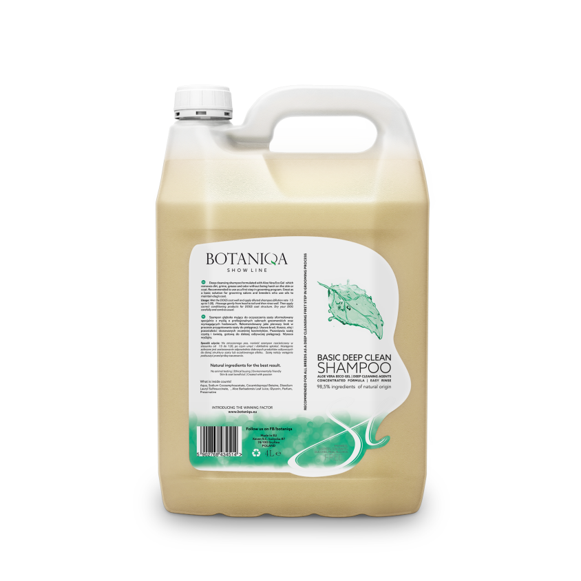 Botaniqa Basic Deep Clean Shampoo, 4 liter