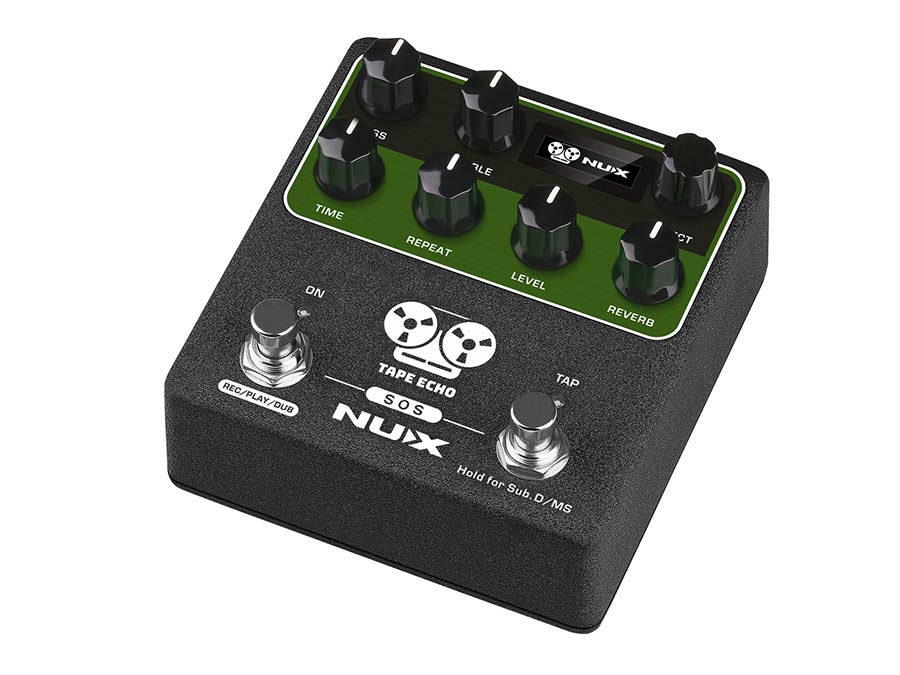 NUX NDD-7 Verdugo Series effects pedal delay with tap tempo and spring reverb TAPE ECHO - 4