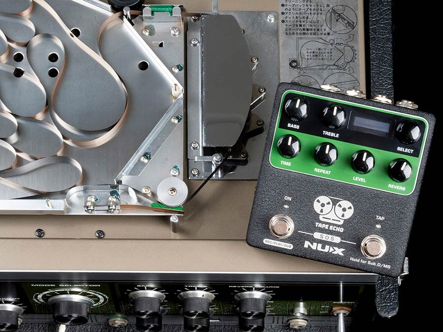 NUX NDD-7 Verdugo Series effects pedal delay with tap tempo and spring reverb TAPE ECHO - 10