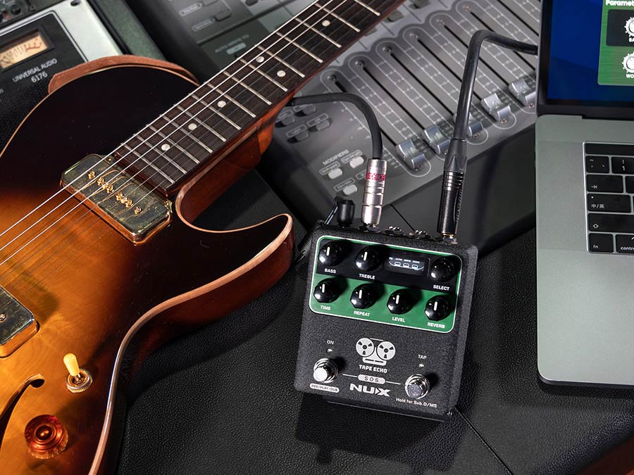 NUX NDD-7 Verdugo Series effects pedal delay with tap tempo and spring reverb TAPE ECHO - 11