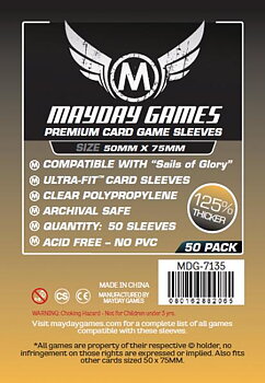 Mayday Premium Custom Card Sleeves (Sails of Glory)