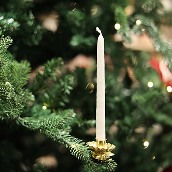 Handstöpta julgransljus