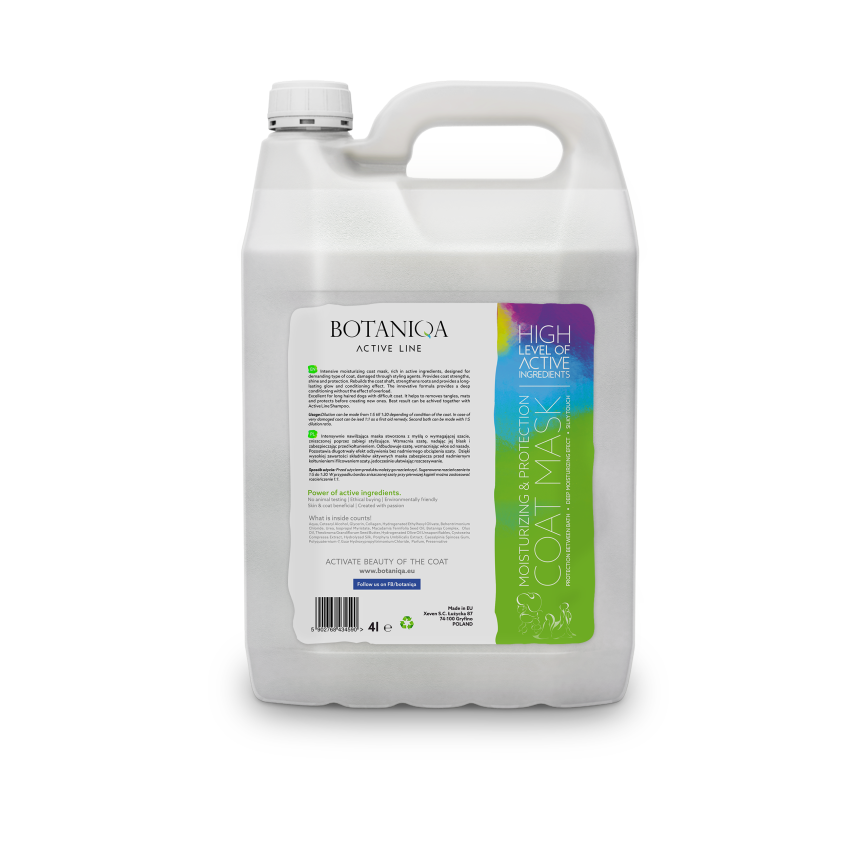 Botaniqa Active Line Moisturizing & Protection Coat Mask, 4 liter