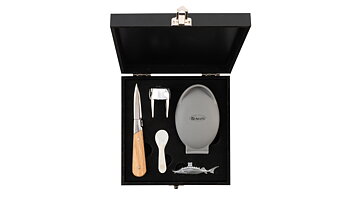 Laguiole Presentset Ostron, Champagne & Kaviar 5 delar