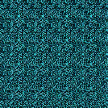Alluring Peacock - Pebble Mosaic Dark Teal 