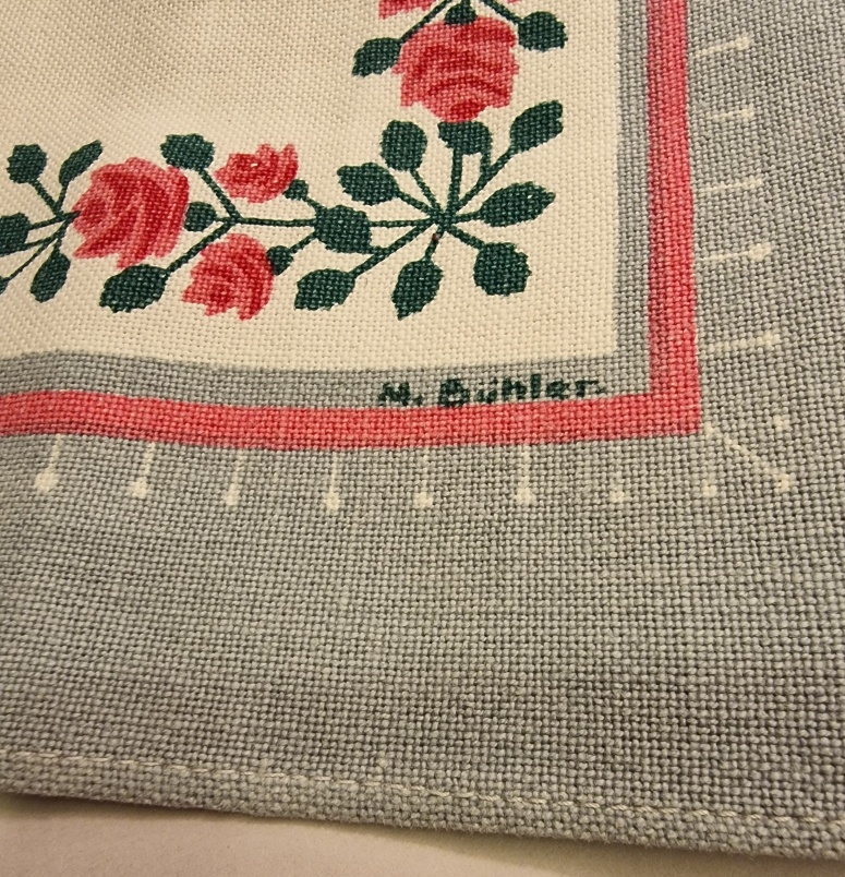 May Bühler löpare textiltryck rosor - 2