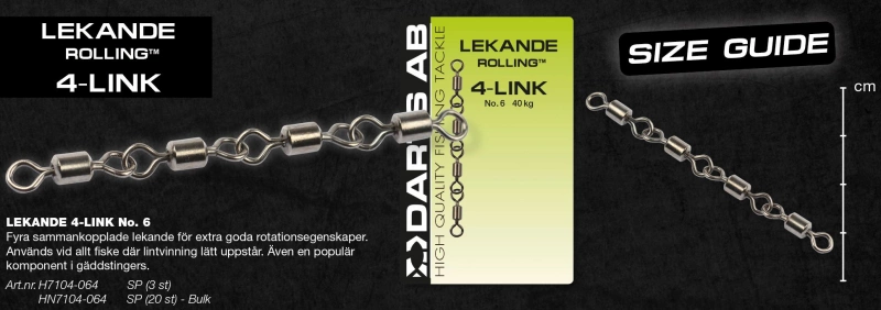 Darts Lekande 6 4-Link 3-pack - 2