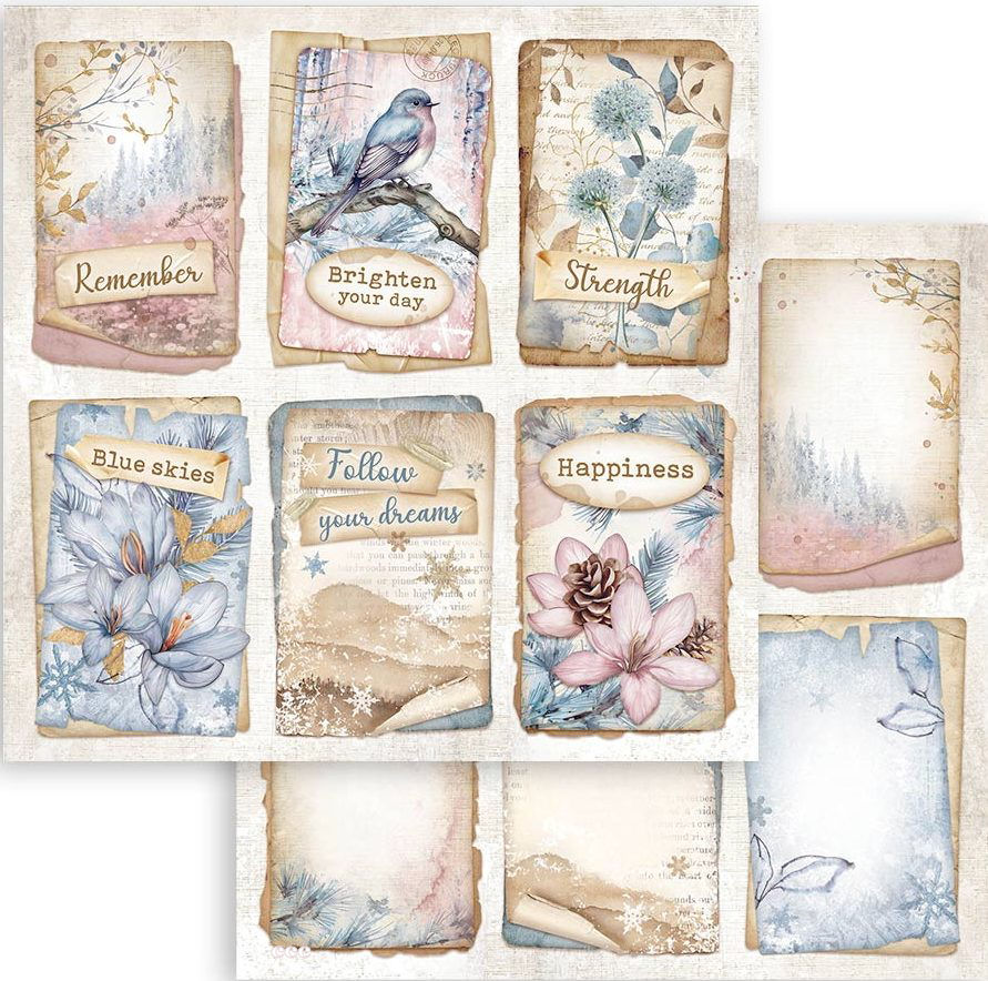 Stamperia - Create Happiness Dewdrops - 6 cards 