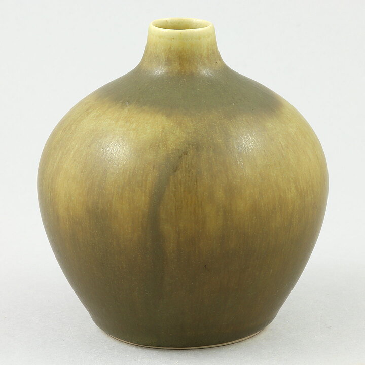 Per Linnemann-Schmidt (1950s) Green Haresfur Vase 10 cm