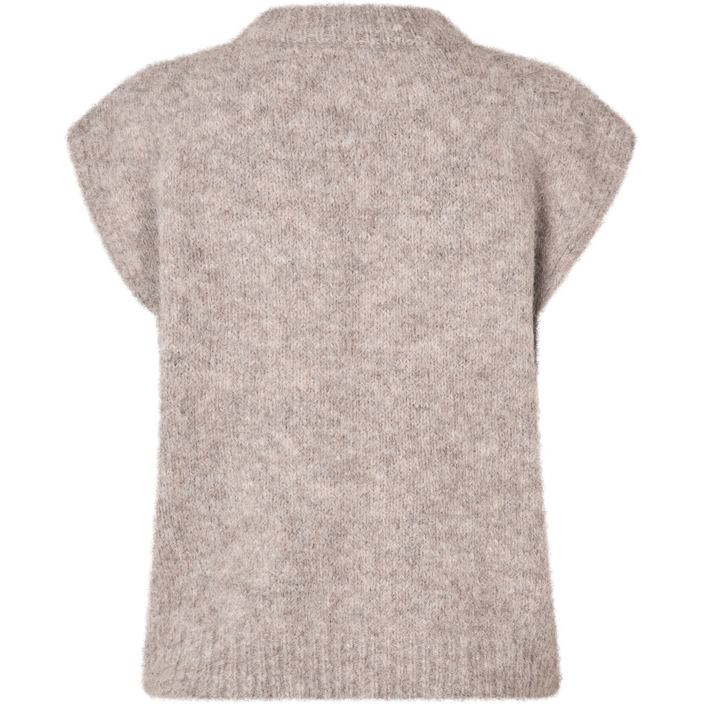 A-View - Patrisia Knit Vest Sand - 3
