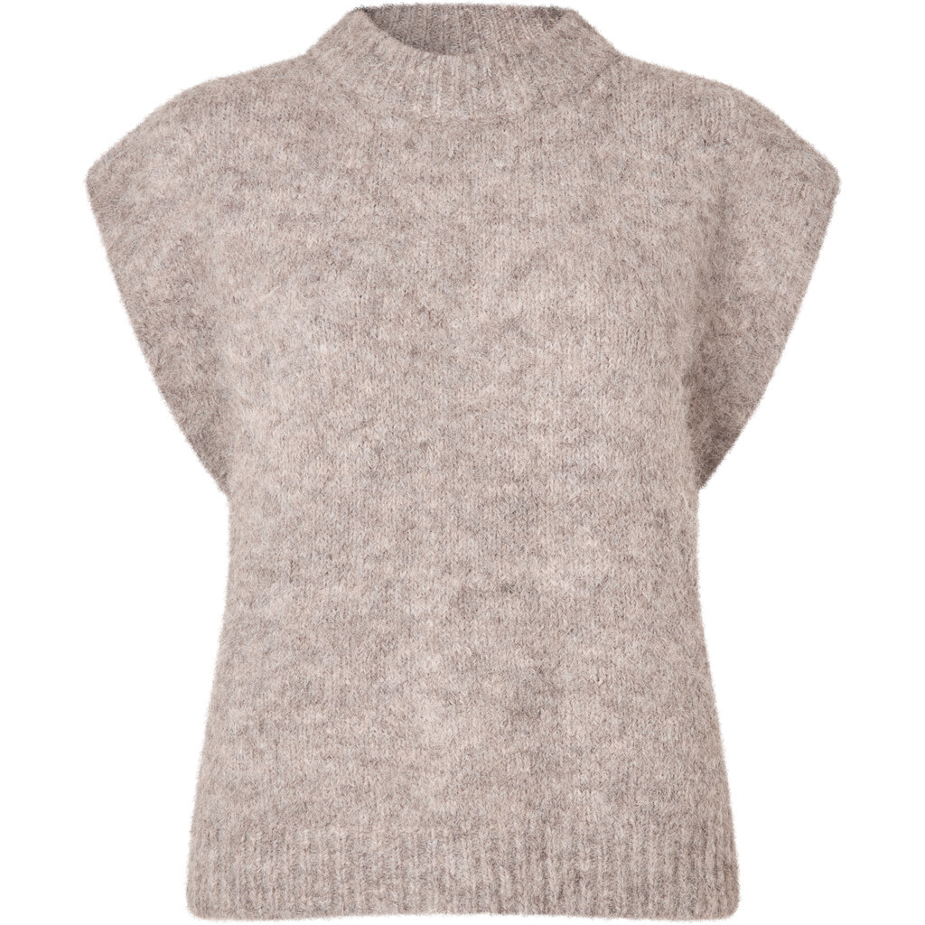 A-View - Patrisia Knit Vest Sand - 2