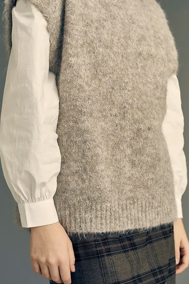 A-View - Patrisia Knit Vest Sand