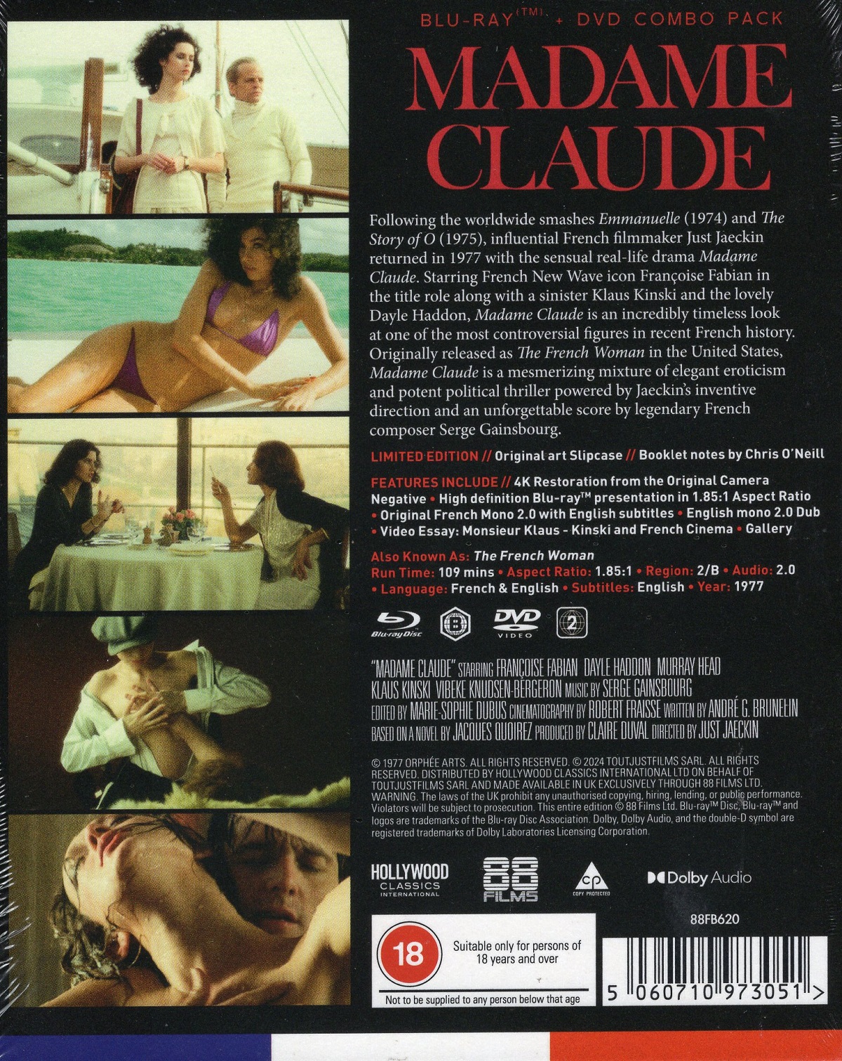 Madame Claude (Limited Edition) (ej svensk text) (Blu-ray + DVD) - 2