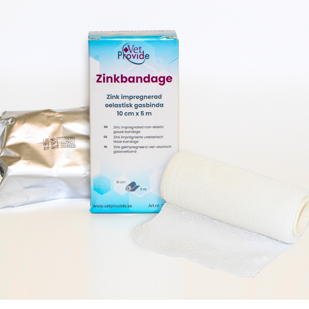 Zinkbandage 10 cm × 5 m Oelastiskt VetProvide - 2