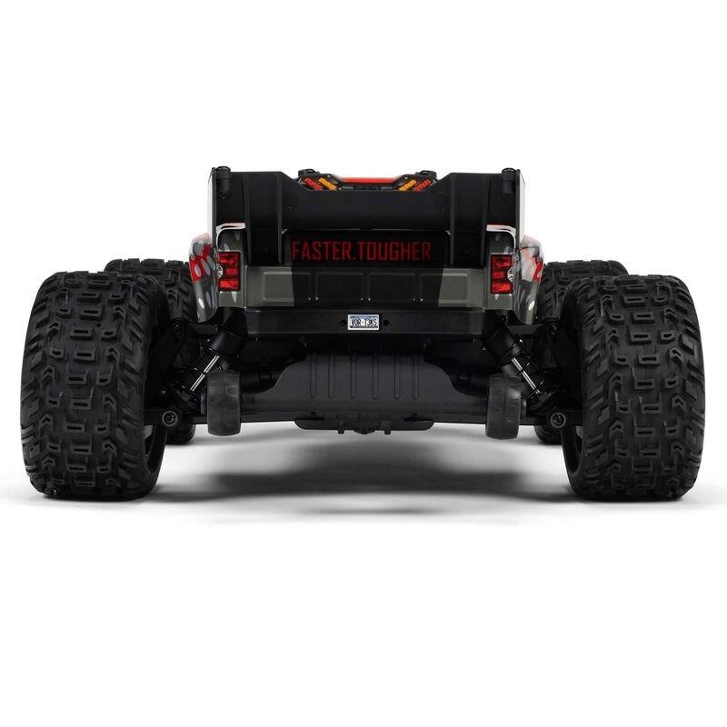 ARRMA 1/10 VORTEKS 223S BLX Brushless 4X4 Stadium Truck RTR with DSC, Red - 12