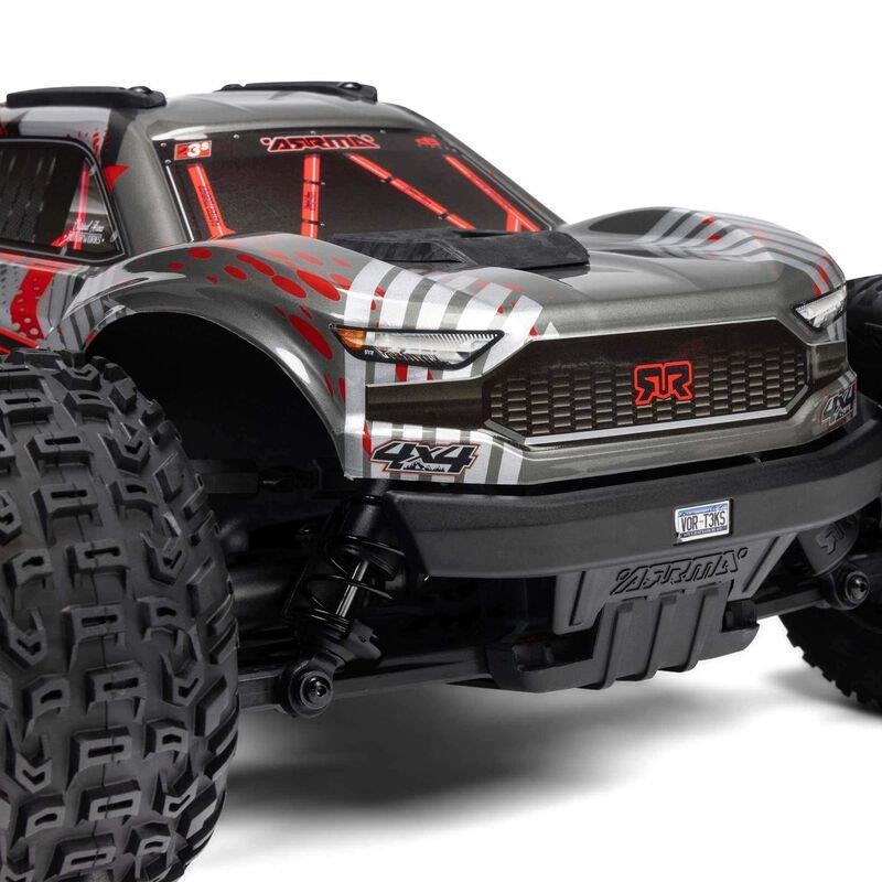 ARRMA 1/10 VORTEKS 223S BLX Brushless 4X4 Stadium Truck RTR with DSC, Red - 18