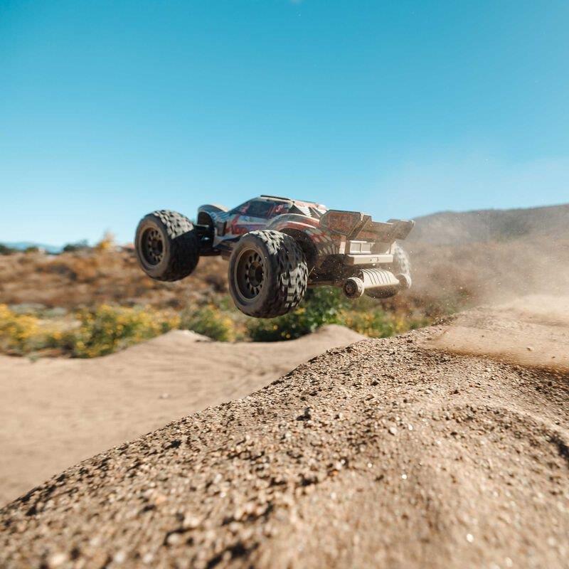 ARRMA 1/10 VORTEKS 223S BLX Brushless 4X4 Stadium Truck RTR with DSC, Red - 4