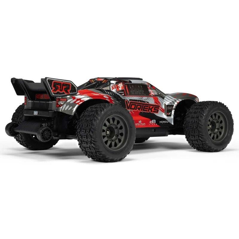 ARRMA 1/10 VORTEKS 223S BLX Brushless 4X4 Stadium Truck RTR with DSC, Red - 13