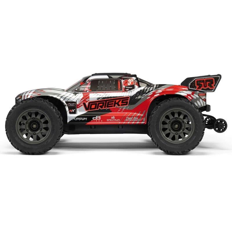 ARRMA 1/10 VORTEKS 223S BLX Brushless 4X4 Stadium Truck RTR with DSC, Red - 10