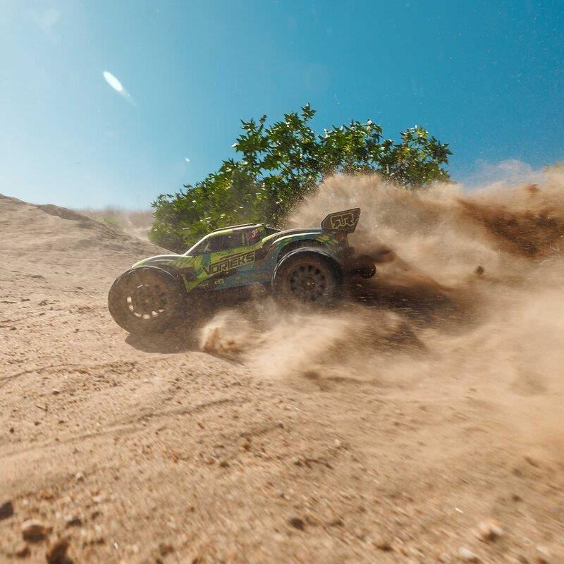 ARRMA 1/10 VORTEKS 223S BLX Brushless 4X4 Stadium Truck RTR with DSC, Teal - 4
