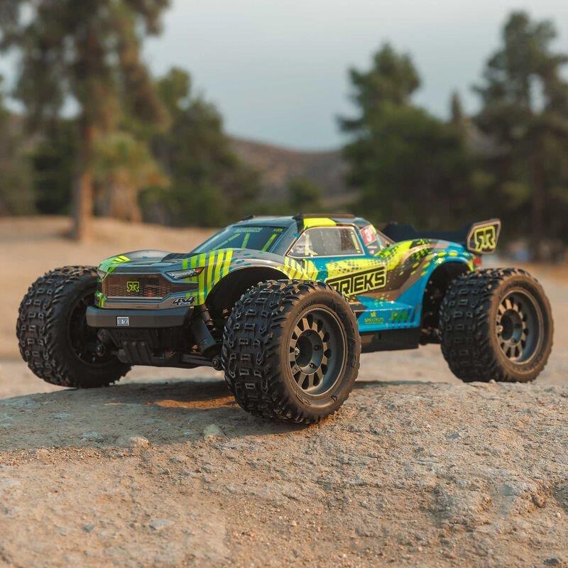 ARRMA 1/10 VORTEKS 223S BLX Brushless 4X4 Stadium Truck RTR with DSC, Teal - 6