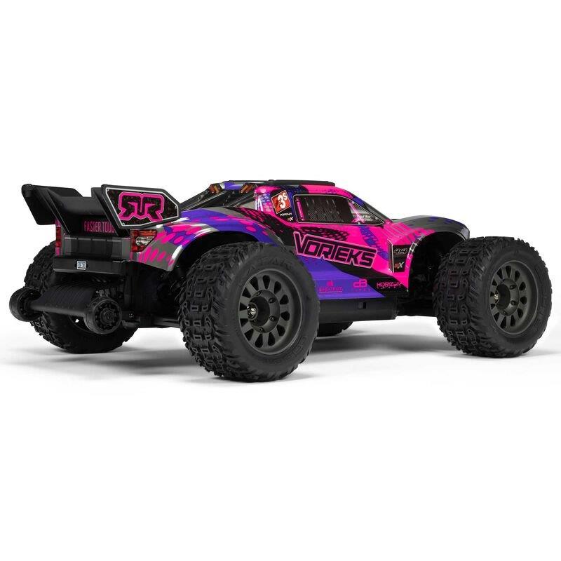 ARRMA 1/10 VORTEKS 223S BLX Brushless 4X4 Stadium Truck RTR with DSC, Purple - 13