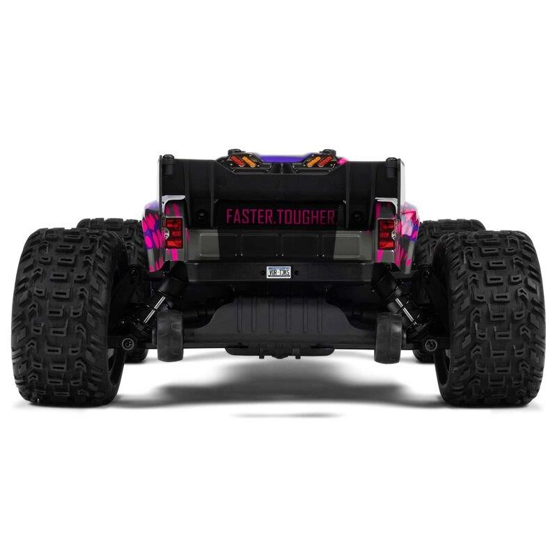 ARRMA 1/10 VORTEKS 223S BLX Brushless 4X4 Stadium Truck RTR with DSC, Purple - 12