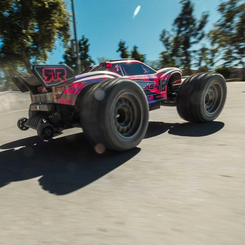 ARRMA 1/10 VORTEKS 223S BLX Brushless 4X4 Stadium Truck RTR with DSC, Purple - 6