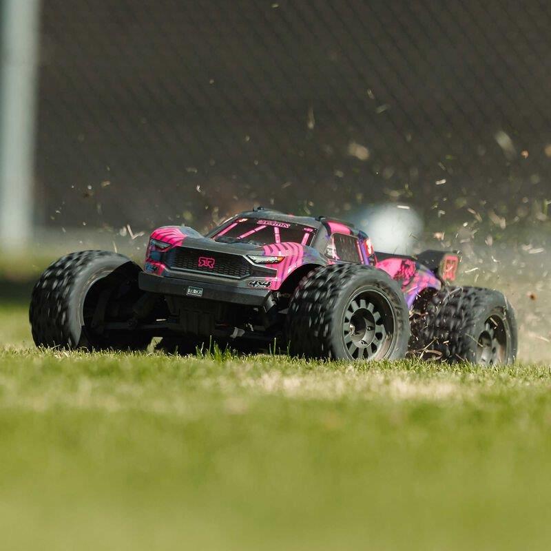 ARRMA 1/10 VORTEKS 223S BLX Brushless 4X4 Stadium Truck RTR with DSC, Purple - 4