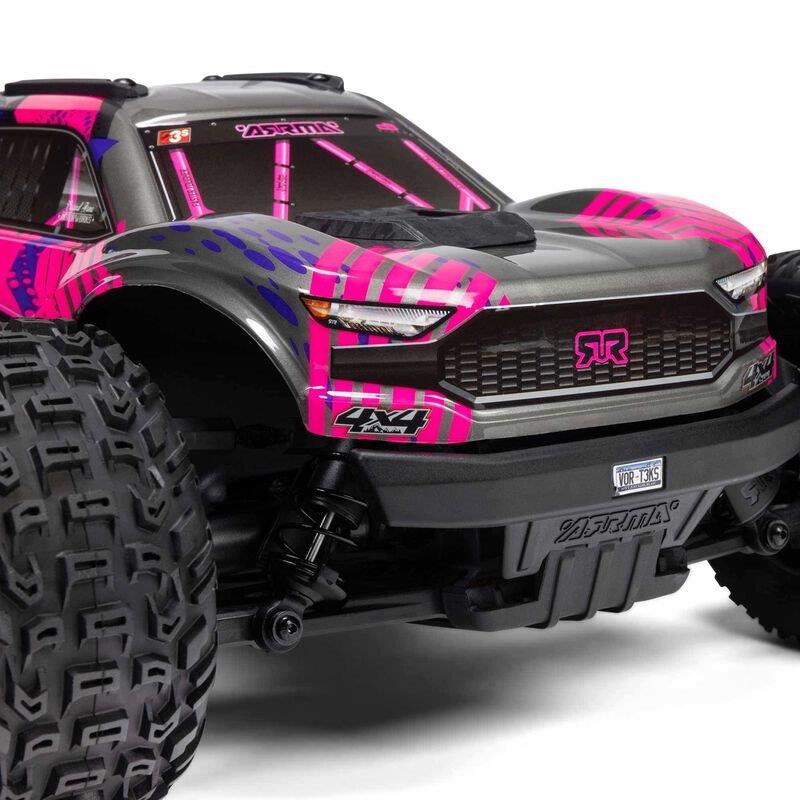 ARRMA 1/10 VORTEKS 223S BLX Brushless 4X4 Stadium Truck RTR with DSC, Purple - 18