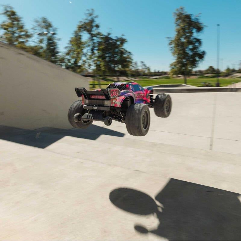 ARRMA 1/10 VORTEKS 223S BLX Brushless 4X4 Stadium Truck RTR with DSC, Purple - 8