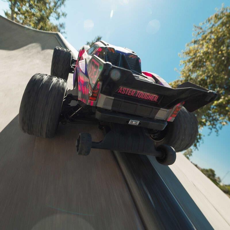 ARRMA 1/10 VORTEKS 223S BLX Brushless 4X4 Stadium Truck RTR with DSC, Purple - 5