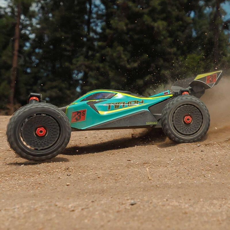 ARRMA 1/8 TYPHON 223S BLX Brushless 4X4 Buggy RTR with DSC, Green - 8